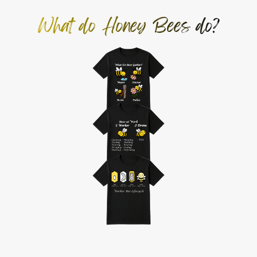 What do Honey Bees do shirt bundle from The Grinding Bee