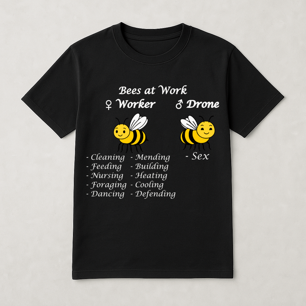 Bees at Work - Short Sleeve T-shirt