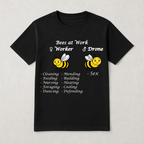 Bees at Work - Short Sleeve T-shirt