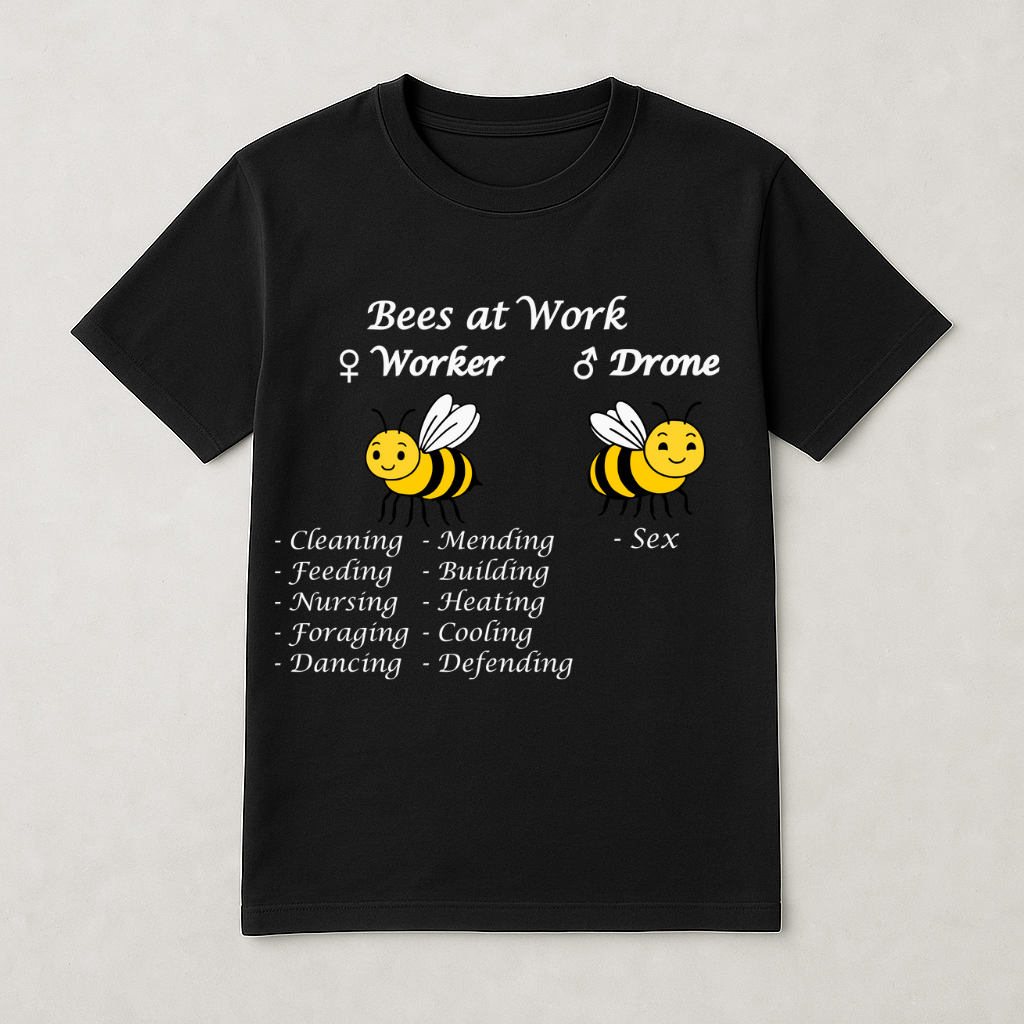 Bees at Work - Short Sleeve T-shirt
