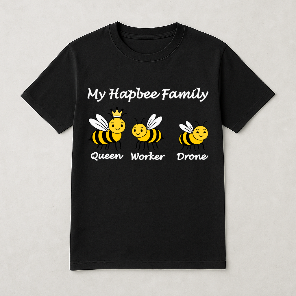 Hapbee Family - Short Sleeve T-shirt