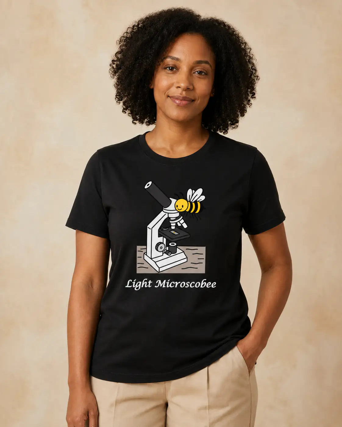 Light Microscobee Tee