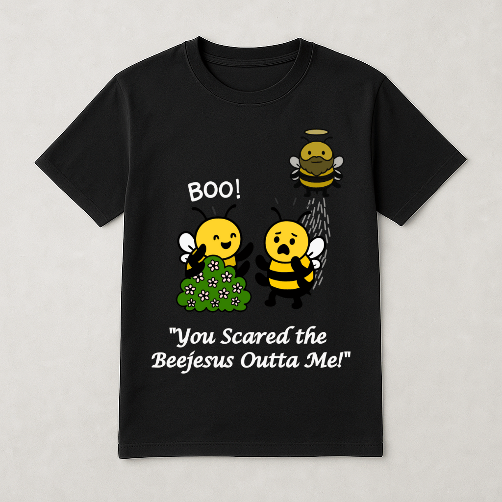 Scared the Beejesus - Short Sleeve T-shirt