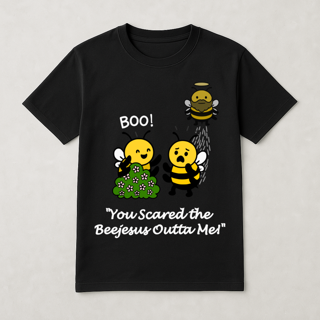 Scared the Beejesus - Short Sleeve T-shirt
